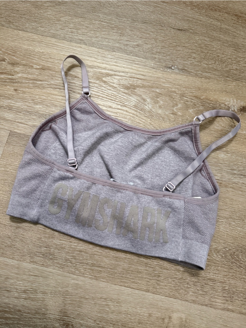 GYMSHARK Mauve Seamless Sports Bra Top
